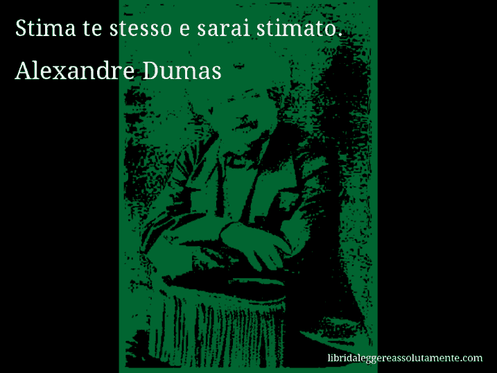 cartolina aforisma alexandre dumas