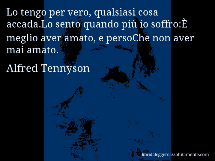 cartolina aforisma alfred tennyson