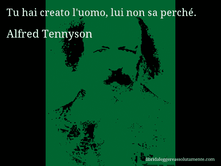 cartolina aforisma alfred tennyson