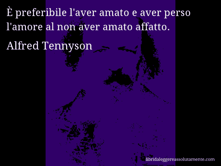 cartolina aforisma alfred tennyson