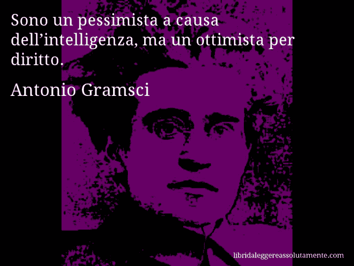 cartolina aforisma antonio gramsci