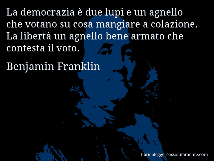 cartolina aforisma benjamin franklin