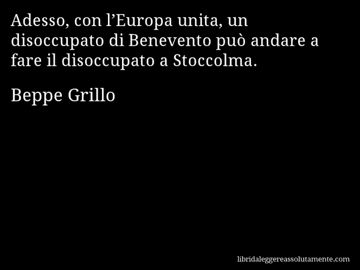 cartolina aforisma beppe grillo