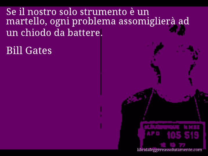 cartolina aforisma bill gates