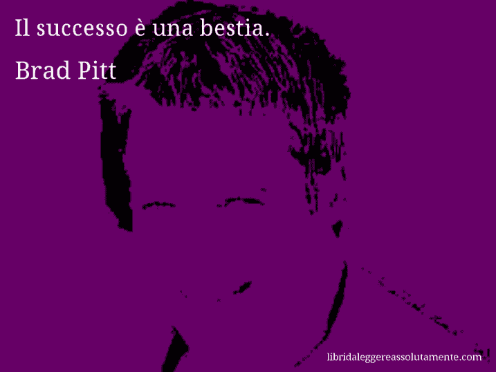 cartolina aforisma brad pitt