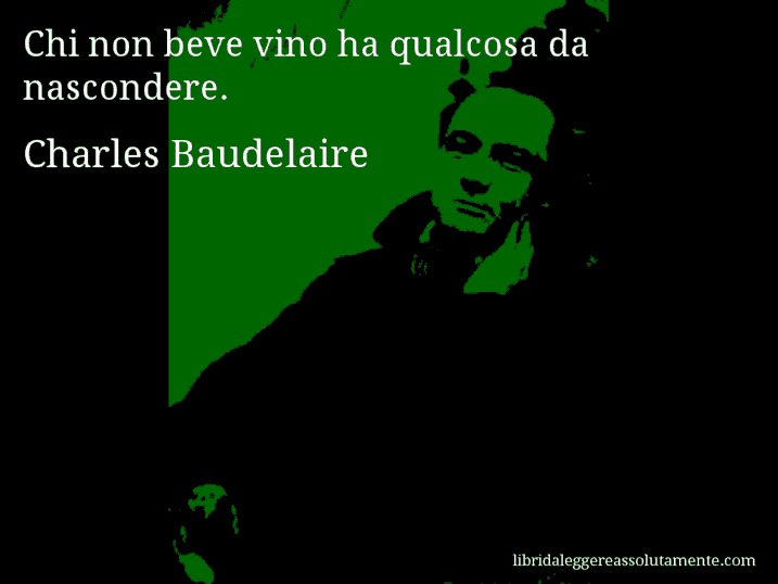 cartolina aforisma charles baudelaire