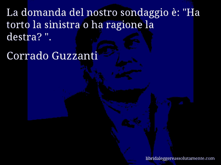 Aforisma di Corrado Guzzanti : La domanda del nostro sondaggio è: 