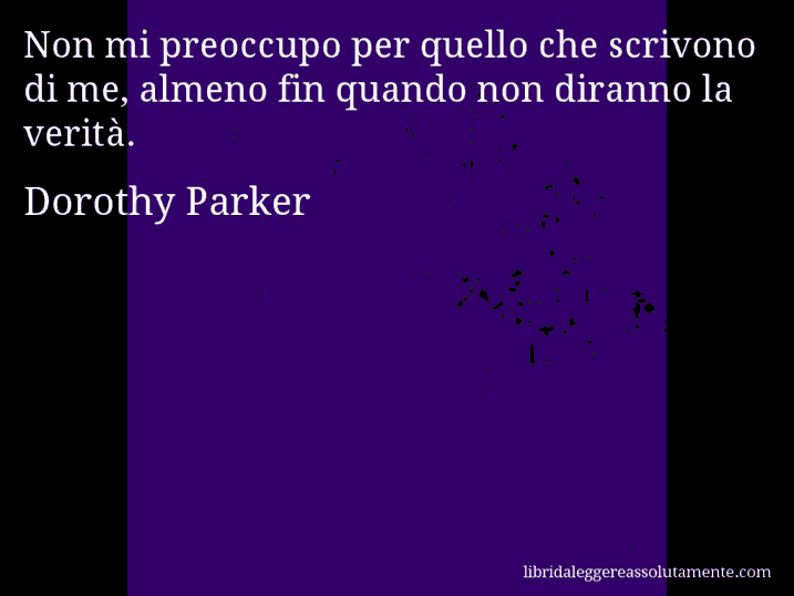 cartolina aforisma dorothy parker