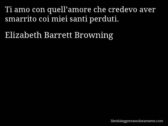 cartolina aforisma elizabeth barrett browning