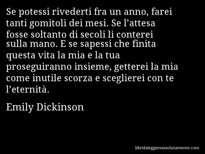 cartolina aforisma emily dickinson