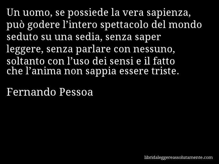 cartolina aforisma fernando pessoa