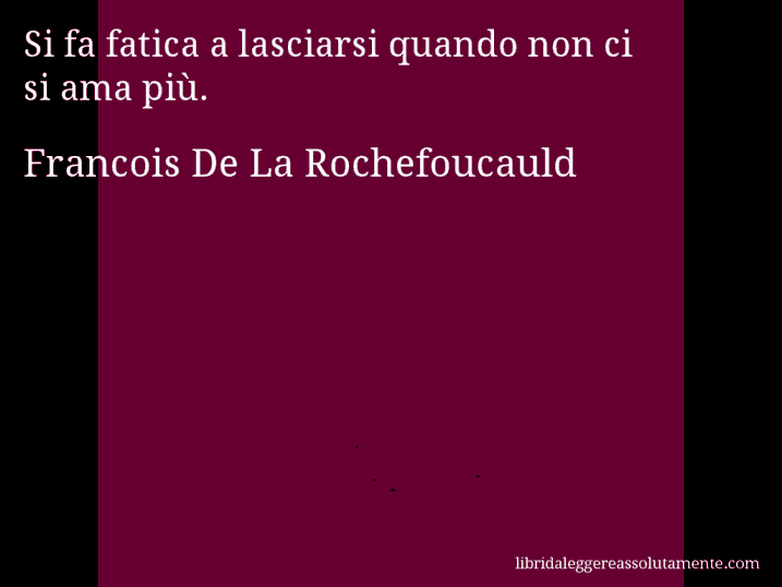 cartolina aforisma francois de la rochefoucauld