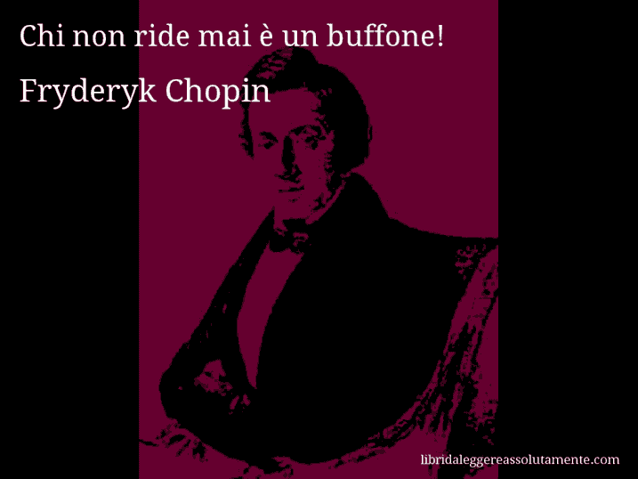 cartolina aforisma fryderyk chopin