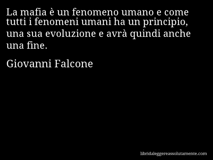 cartolina aforisma giovanni falcone