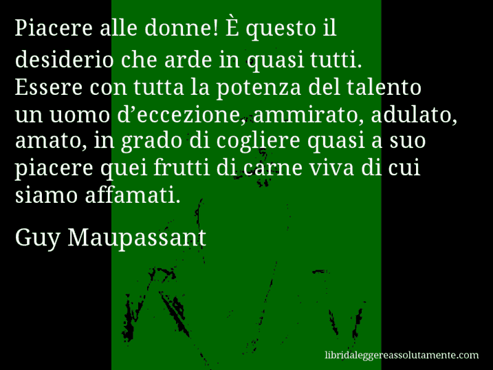 cartolina aforisma guy maupassant