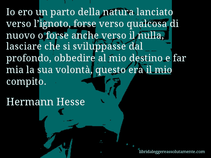 cartolina aforisma hermann hesse