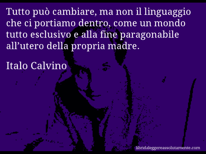 cartolina aforisma italo calvino