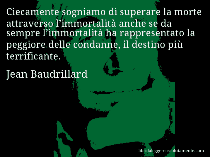 cartolina aforisma jean baudrillard