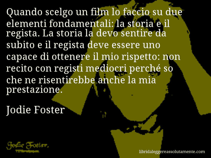 cartolina aforisma jodie foster