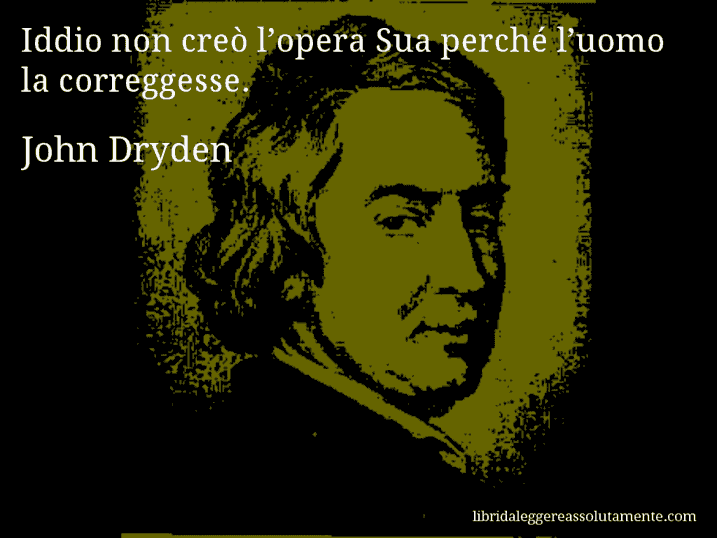 cartolina aforisma john dryden