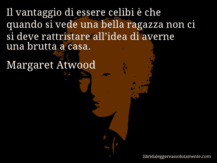 cartolina aforisma margaret atwood