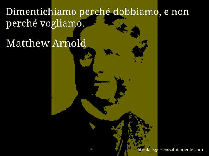 cartolina aforisma matthew arnold