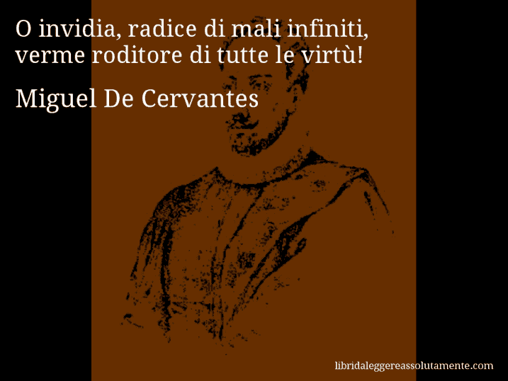 cartolina aforisma miguel de cervantes