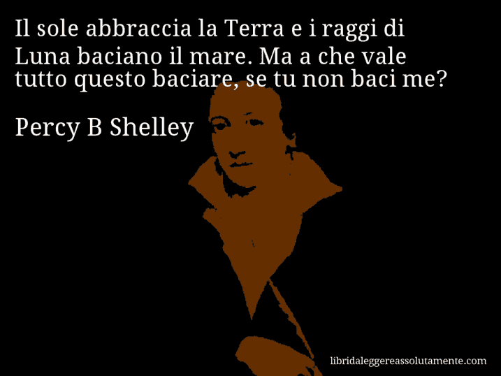 cartolina aforisma percy b shelley