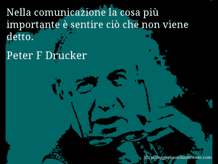 cartolina aforisma peter f drucker
