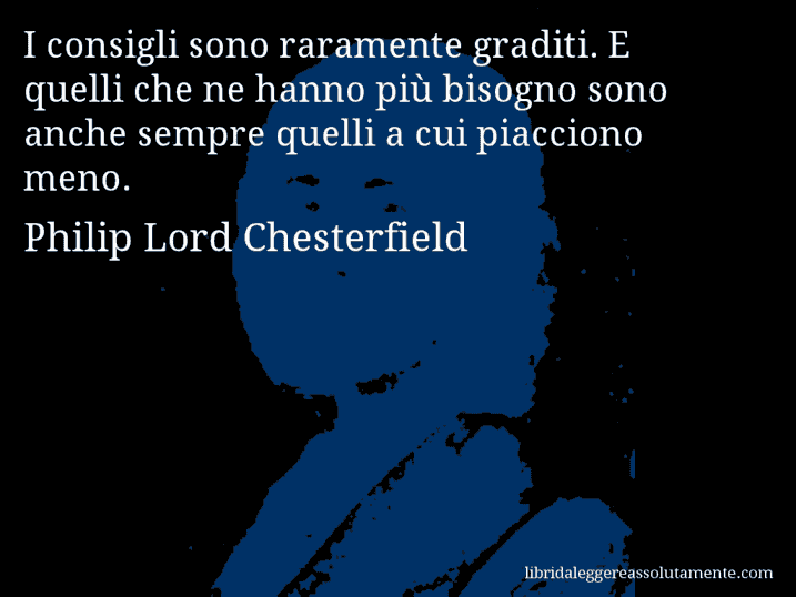 cartolina aforisma philip lord chesterfield