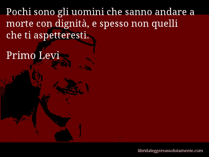 cartolina aforisma primo levi