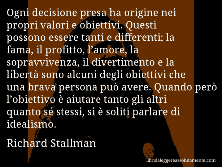 cartolina aforisma richard stallman