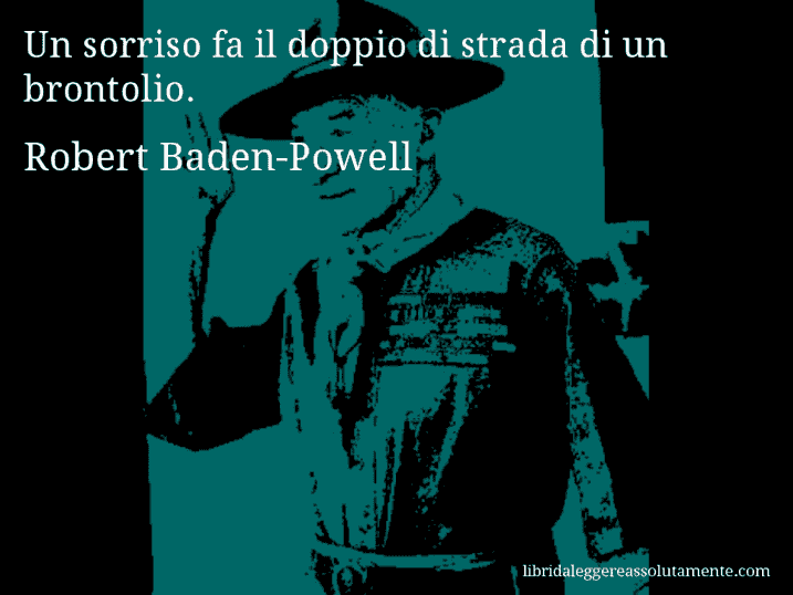 cartolina aforisma robert baden-powell