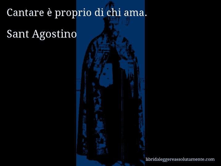 cartolina aforisma sant agostino