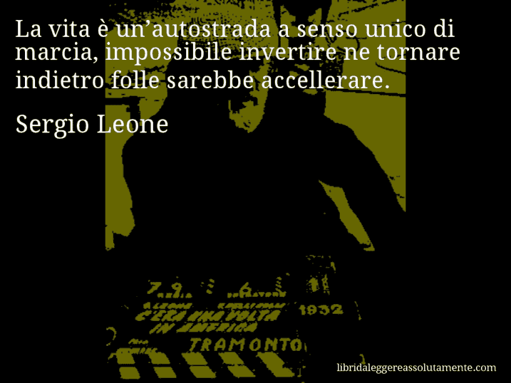 cartolina aforisma sergio leone