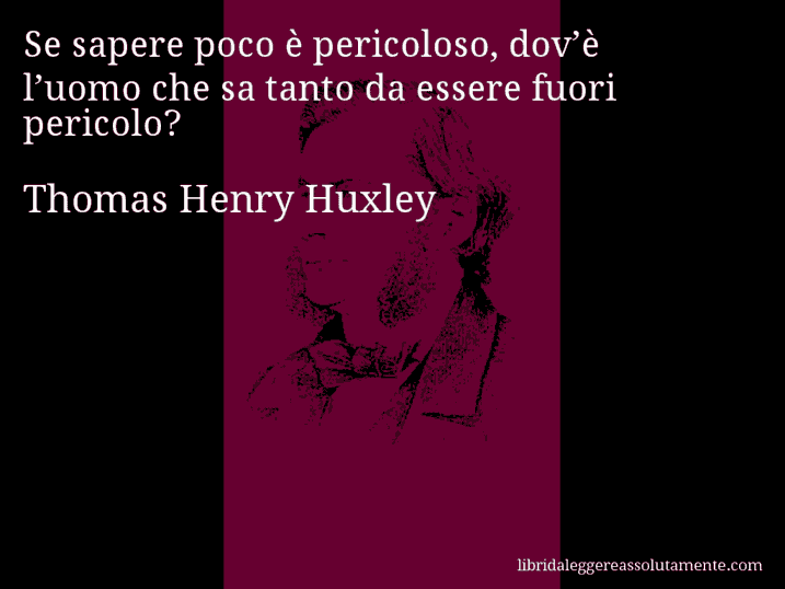 cartolina aforisma thomas henry huxley