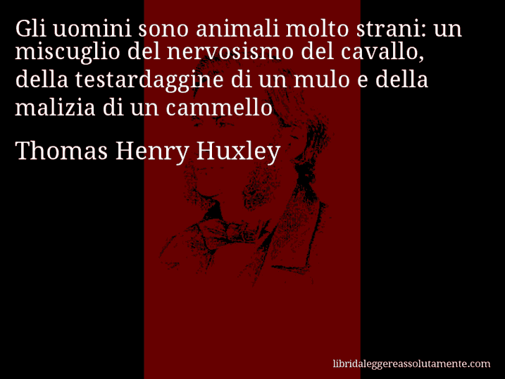 cartolina aforisma thomas henry huxley