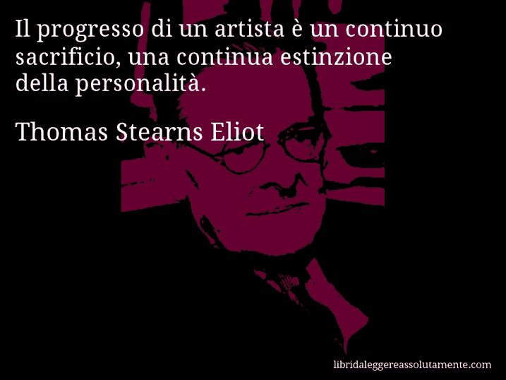 cartolina aforisma thomas stearns eliot