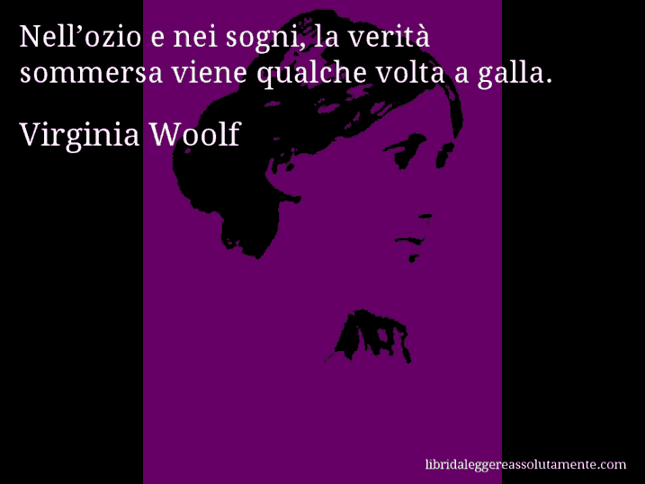 cartolina aforisma virginia woolf