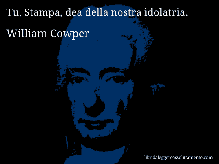 cartolina aforisma william cowper
