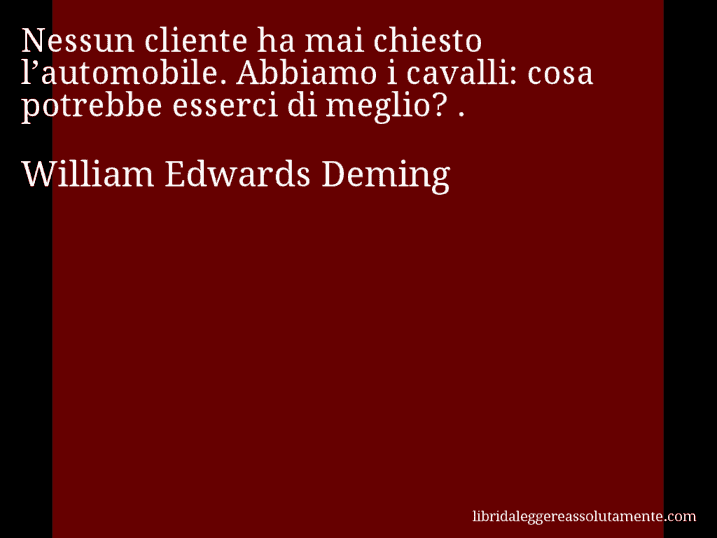 cartolina aforisma william edwards deming