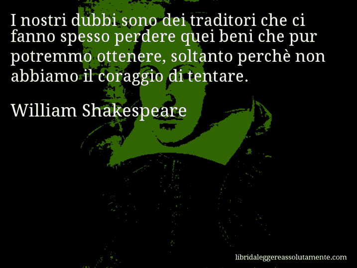 cartolina aforisma william shakespeare