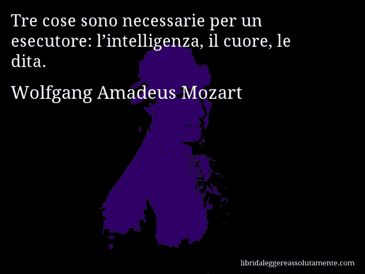 cartolina aforisma wolfgang amadeus mozart