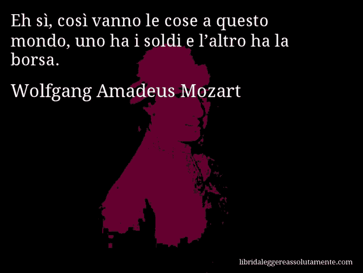 cartolina aforisma wolfgang amadeus mozart