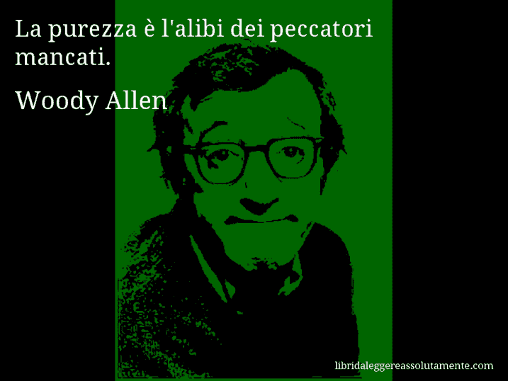 cartolina aforisma woody allen