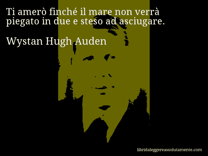 cartolina aforisma wystan hugh auden